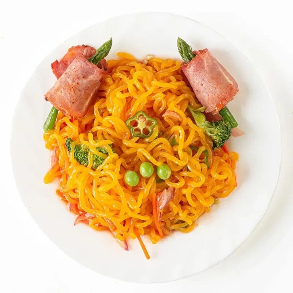 Carrot konjac noodles