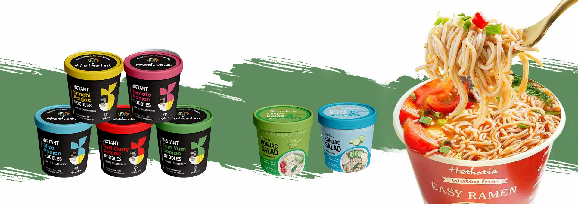 Massa konjac instantânea