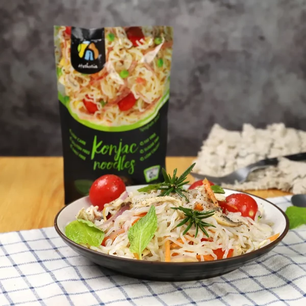 Konjac spaghetti low calorie pasta organic