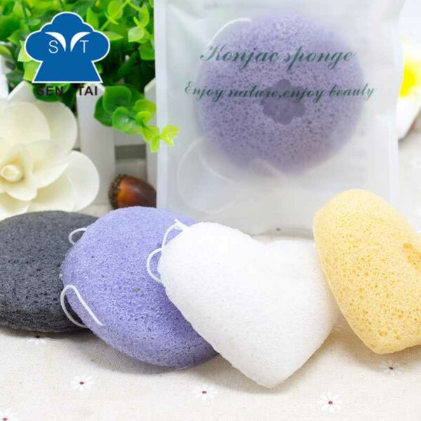 heart shape konjac sponge