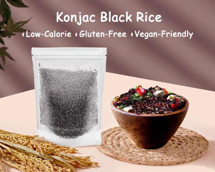 Dried Konjac Black Rice Bulk