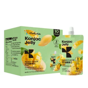 Konjac jelly mango