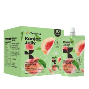 Konjac jelly peach