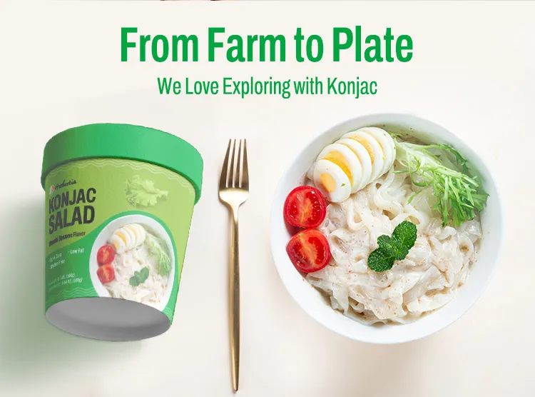 Konnyaku Fettuccine Salad, Konjac Salad