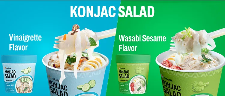Konnyaku Fettuccine Salad, Konjac Salad