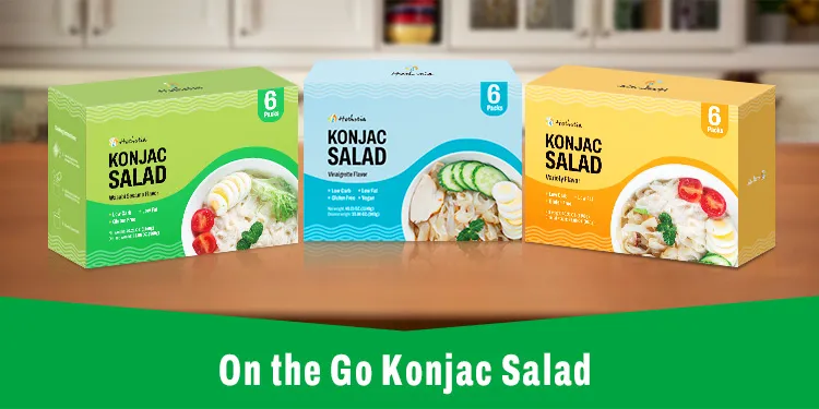 Konnyaku Fettuccine Salad, Konjac Salad