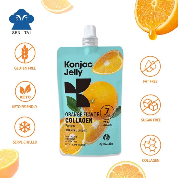 konjac orange jelly