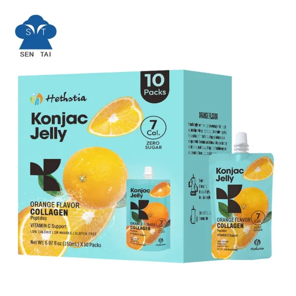 konjac orange jelly