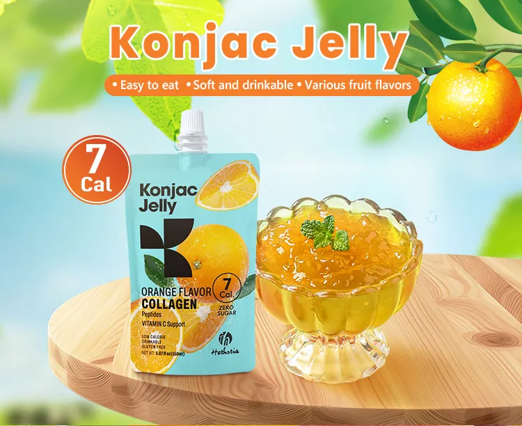 konjac orange jelly