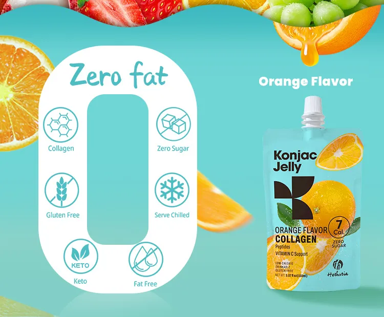 konjac orange jelly