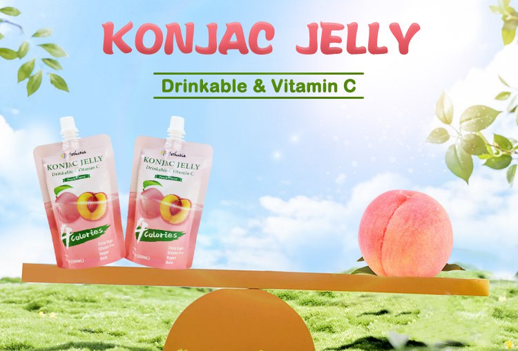 konnyaku jelly peach 