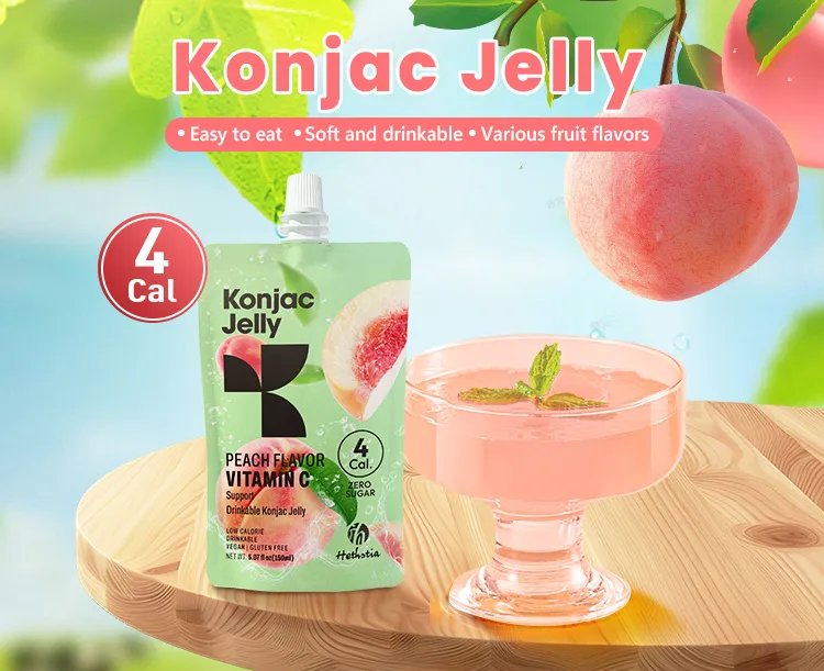 konnyaku jelly peach