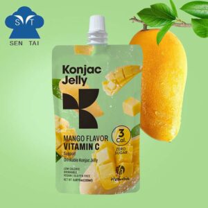 Konjac jelly mango