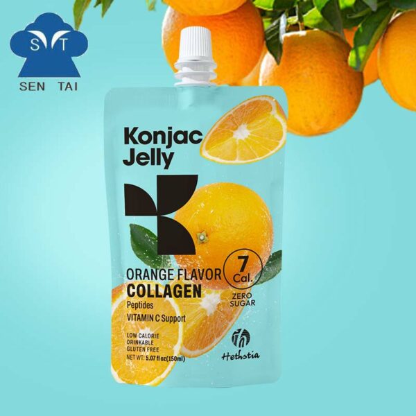 konjac orange jelly