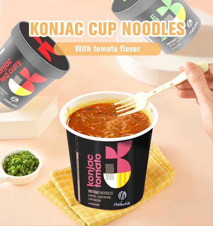 Shirataki konnyaku instant noodles 