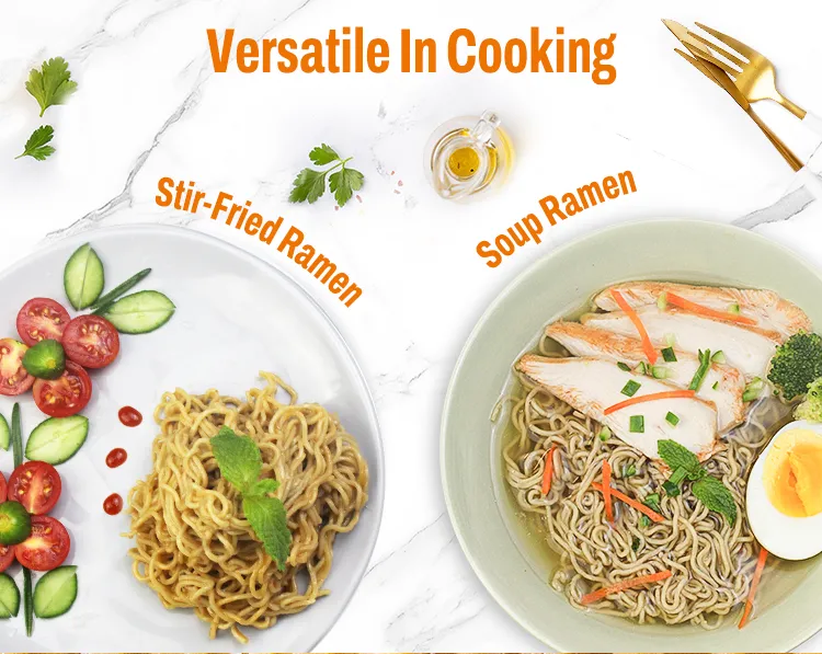Instant noodles chicken flavor