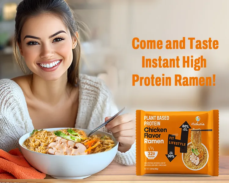 Instant noodles chicken flavor