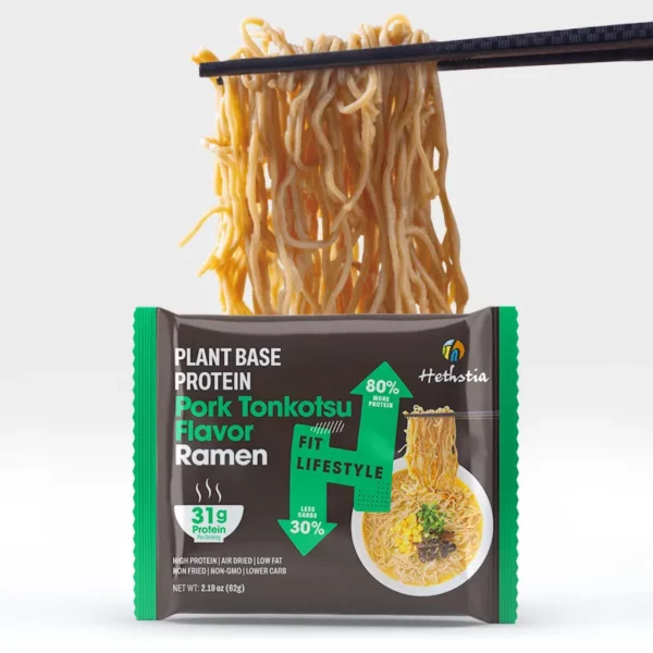 Pork Tonkotsu Instant Ramen, Instant Shirataki Noodles