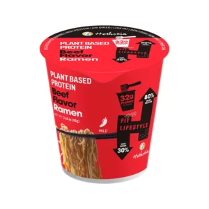 Beef Flavor Instant Noodles Bowl
