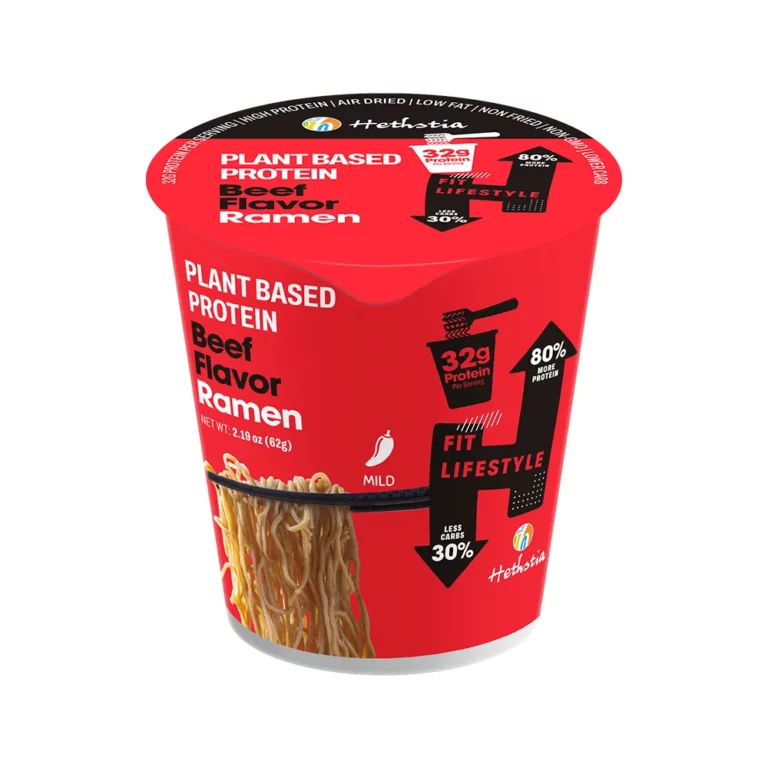 Beef Flavor Instant Noodles Bowl