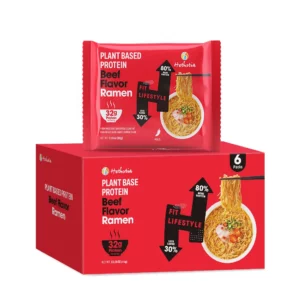 High Protein Instant Ramen Beef Flavor