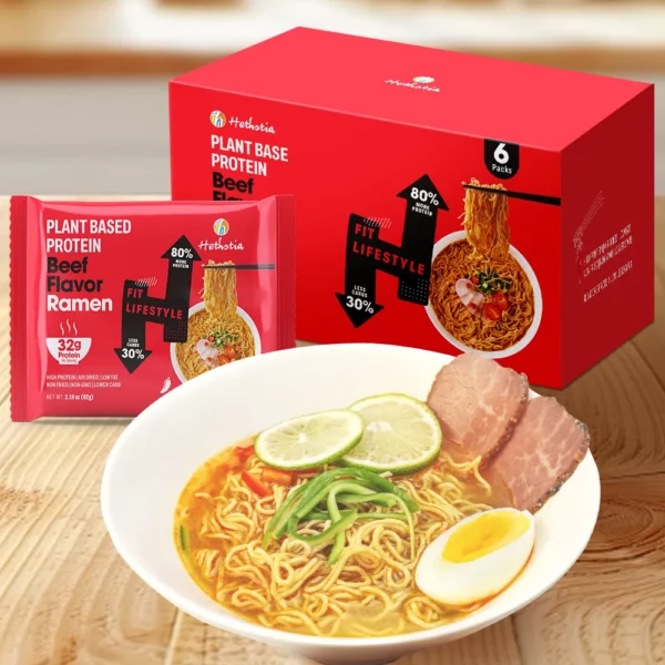 High Protein Beef Ramen Noodles Packet
