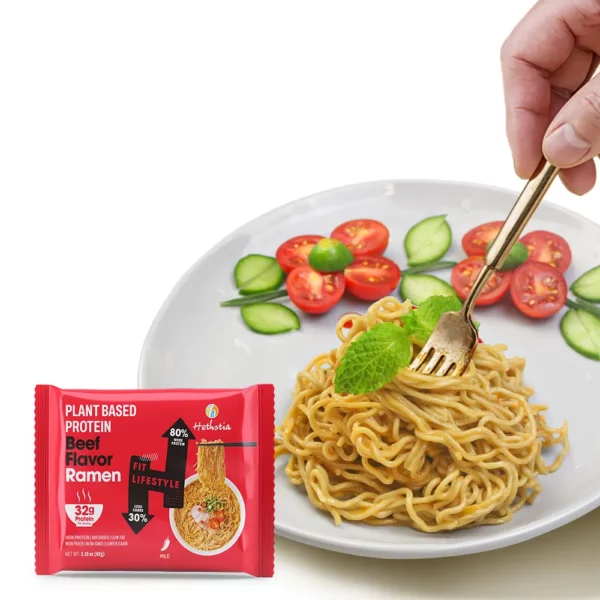 High Protein Beef Ramen Noodles Packet