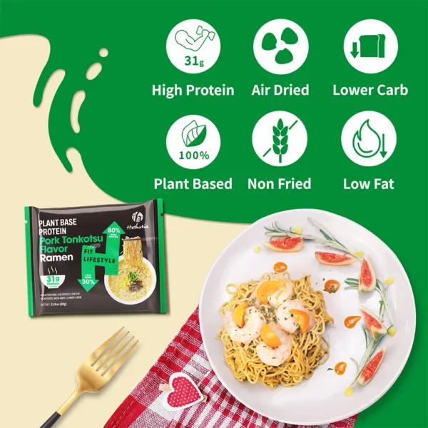 High Protein Pork Bone Instant Noodle