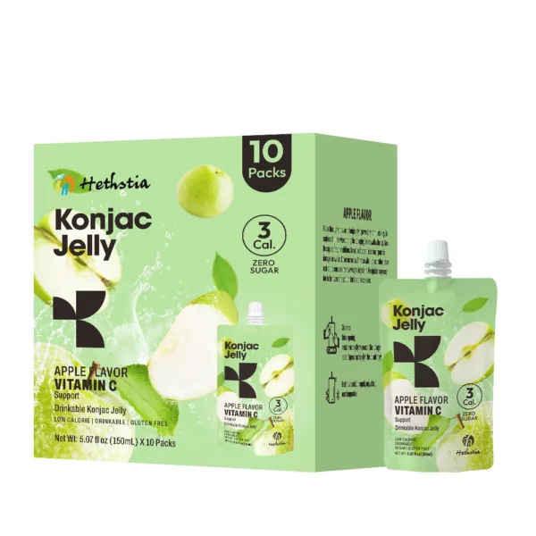 Konjac jelly apple