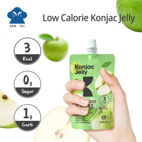 Konjac jelly apple