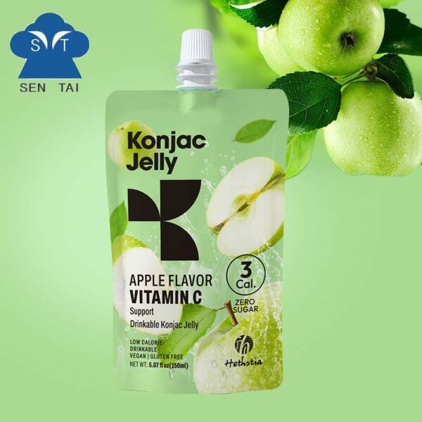 Konjac jelly apple