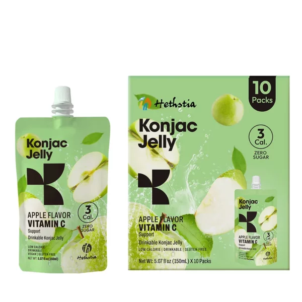 Konjac jelly apple