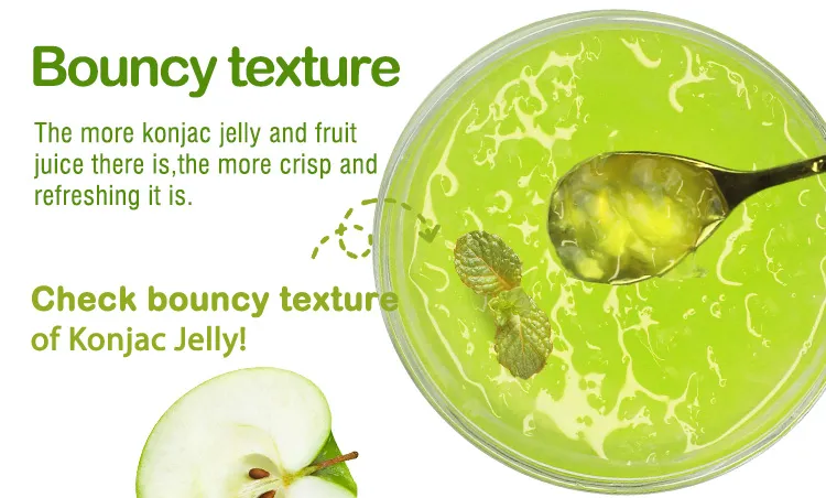 Konjac jelly apple, Konjac jelly bulk