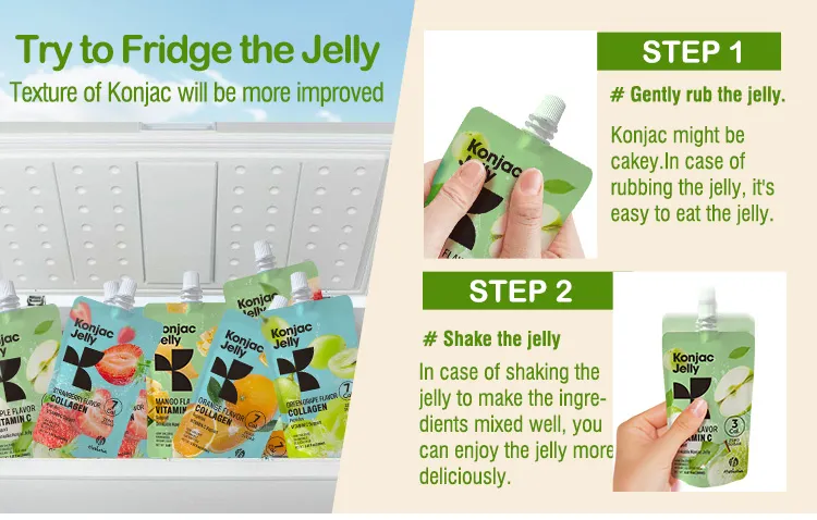 Konjac jelly apple, Konjac jelly bulk