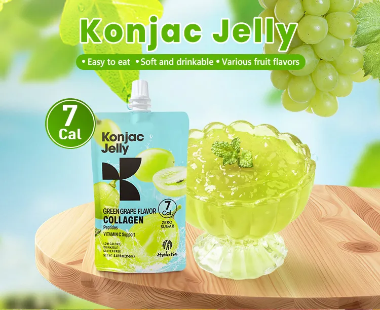 Konjac jelly grape