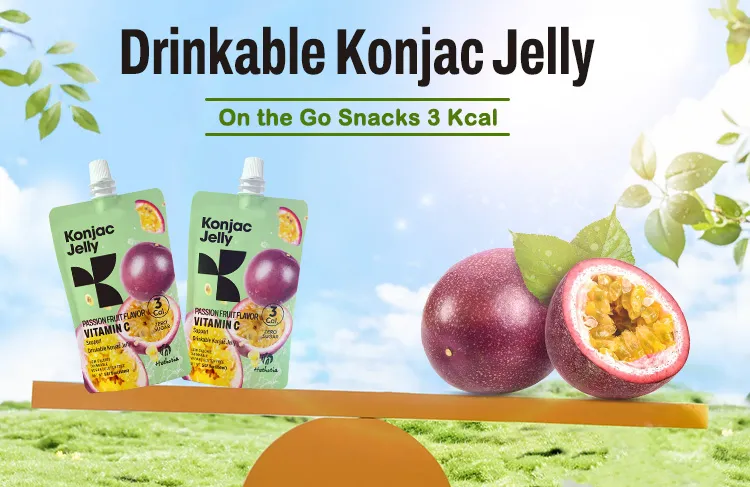 Konjac jelly pouches