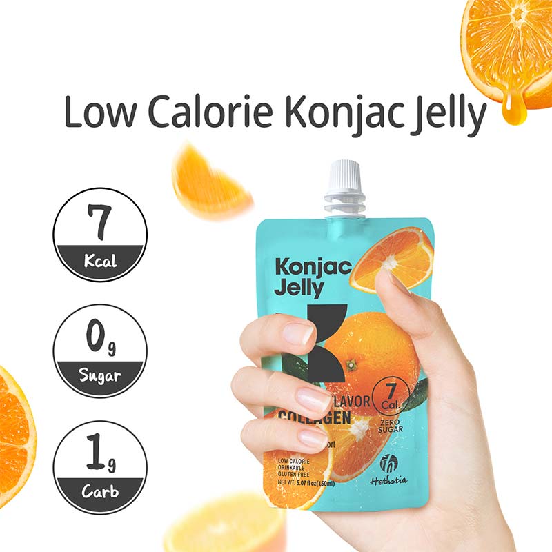 Konjac jelly pouches