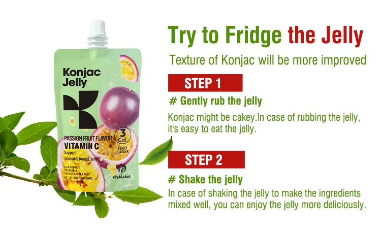 konnyaku powder jelly, konjac powder jelly