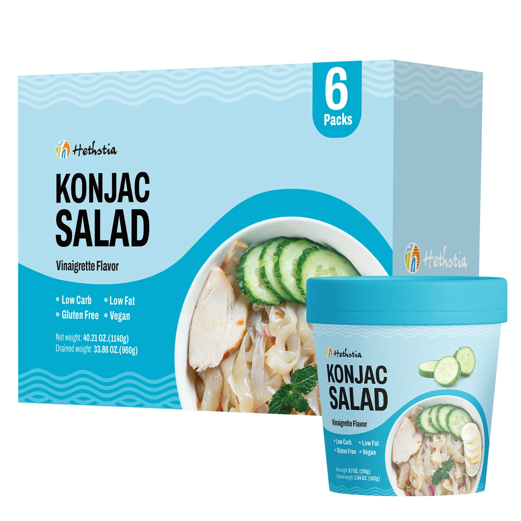 Konjac Instant Salad Vinaigrette Flavor