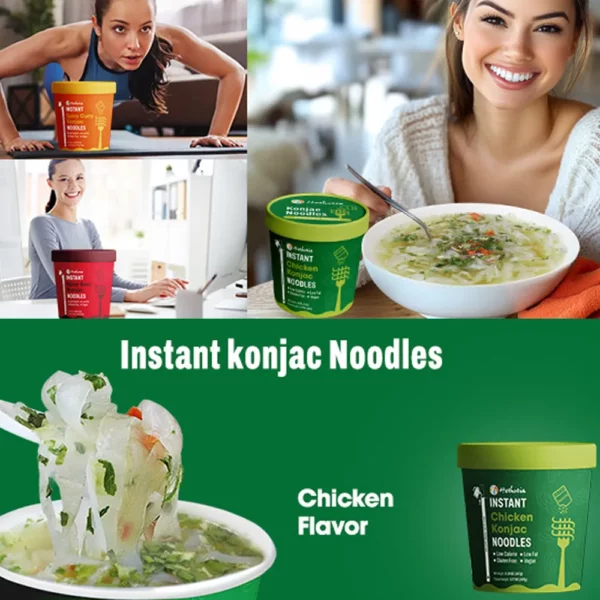 pho noodles package, instant chicken pho
