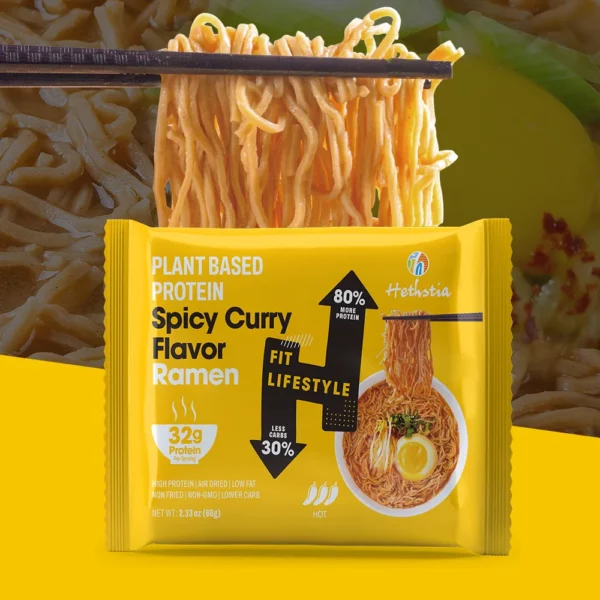 High Protein Ramen Noodles Bulk Spicy curry flavor