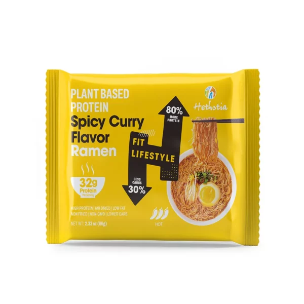 High Protein Ramen Noodles Bulk Spicy curry flavor
