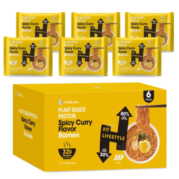 High Protein Ramen Noodles Bulk Spicy curry flavor