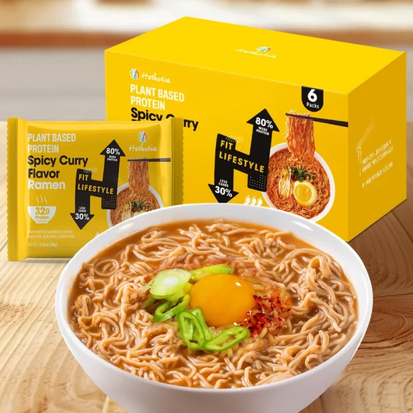 High Protein Ramen Noodles Bulk Spicy curry flavor