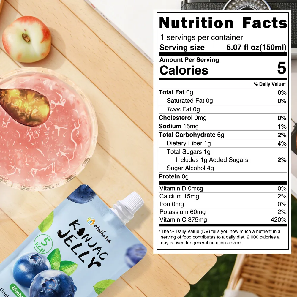 Jalea Konjac Arándanos, Jalea Konjac Granel
