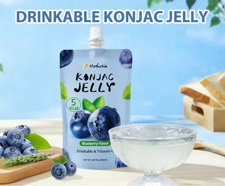 Jalea de konjac a granel Arándano Jalea de konjac a granel Arándano