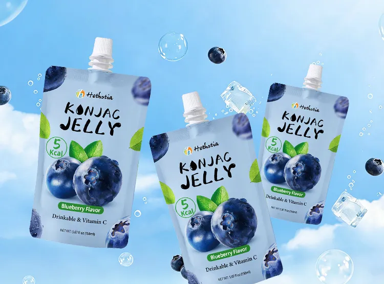 Jalea de konjac a granel Arándano Jalea de konjac a granel Arándano