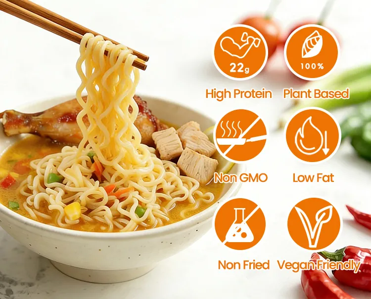 Udon mit hohem Proteingehalt, kohlenhydratarmes Ramen