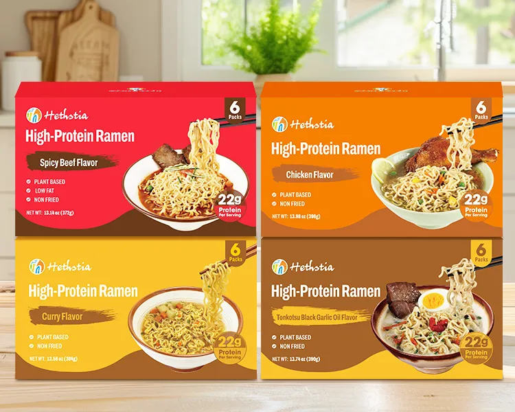 Udon mit hohem Proteingehalt, kohlenhydratarmes Ramen