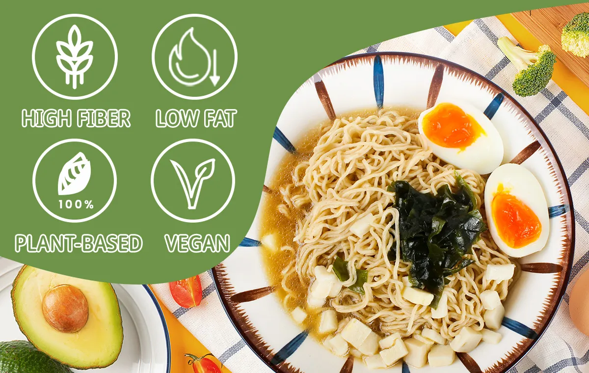 High Fiber Ramen 7g | Plant-Based Protein Miso Cup Ramen